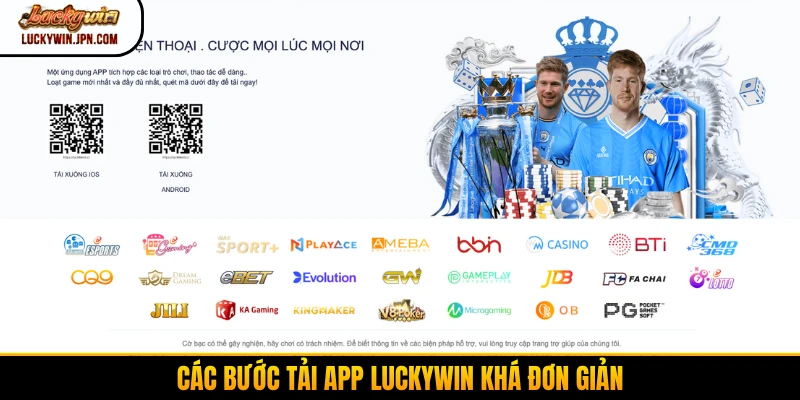 Các bước tải app Luckywin khá đơn giản