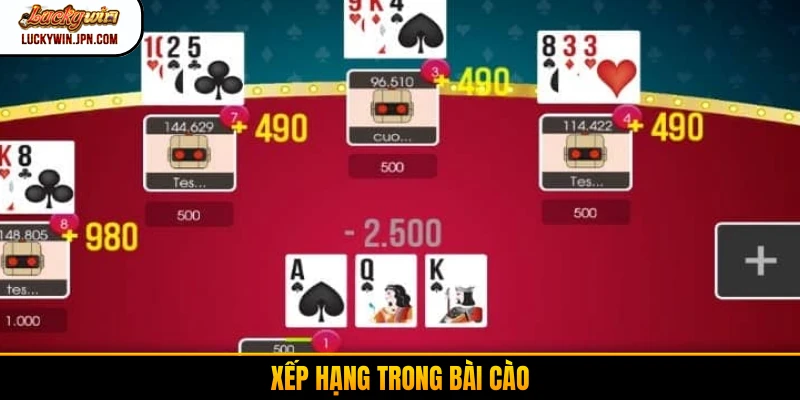 Xếp hạng trong bài cào